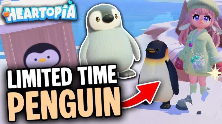 video thumbnail for 'Don't Miss the Limited Penguins! + All Pink Bubble Locations - Heartopia'