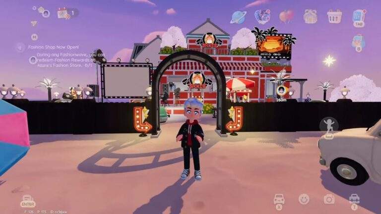 Amethyst Beach Dreamlight Festival area entrance