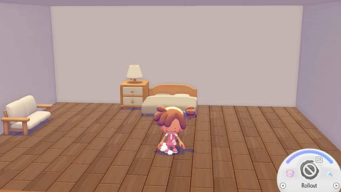 Pokopia preset room interior layout showing cabinet and storage area